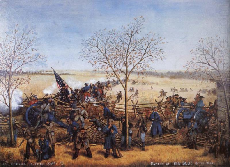 Samuel J.Reader The Battle of the Blue October 22.1864 china oil painting image